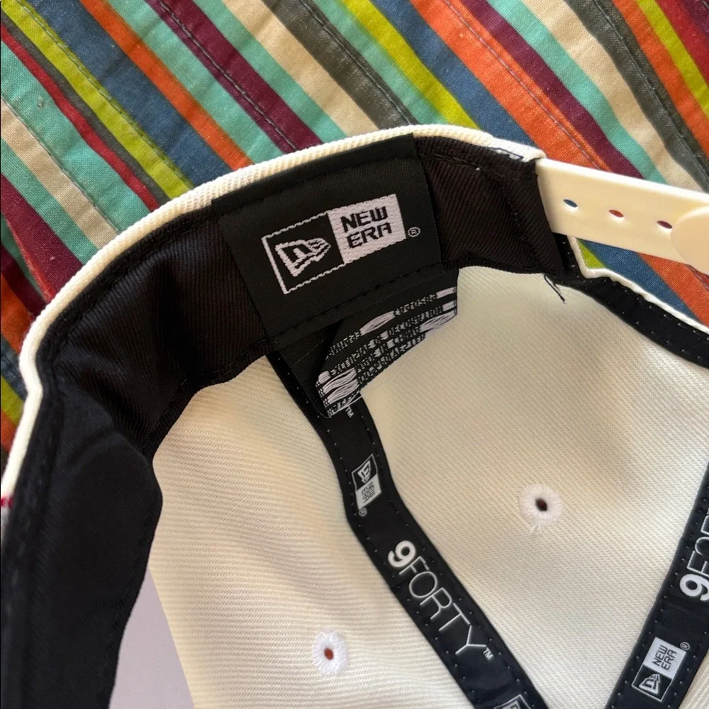 New Era White and Red Los Angeles Angels 9FORTY Cap adjustable new tags all star - Picture 13 of 14